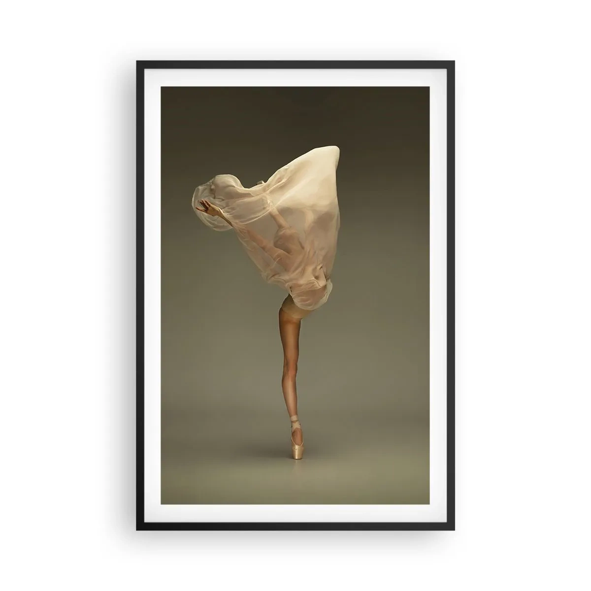 Poster în ramă neagră - Pe cale să zboare - 61x91 cm