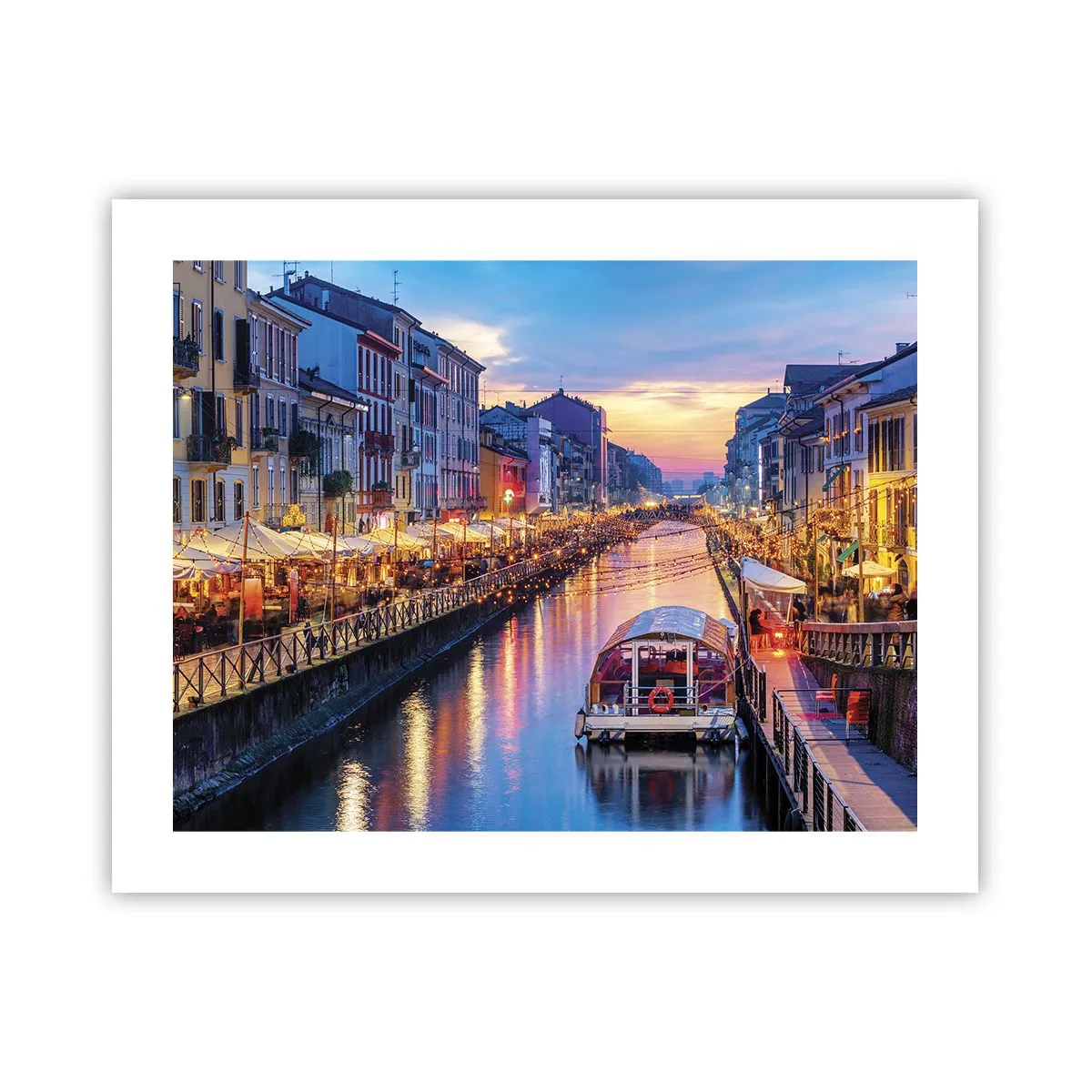 Poster - O seară de lumină și distracție - 50x40 cm