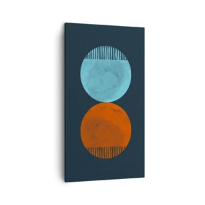 Tablou pe pânză - Doar geometrie? - 45x80 cm