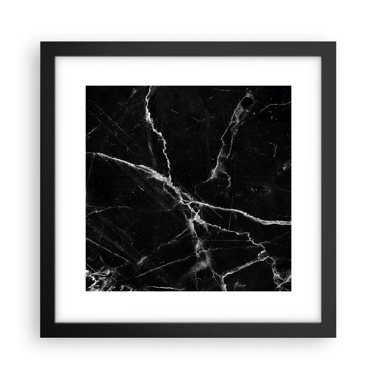 Poster în ramă neagră - Viața secretă a unei pietre - 30x30 cm