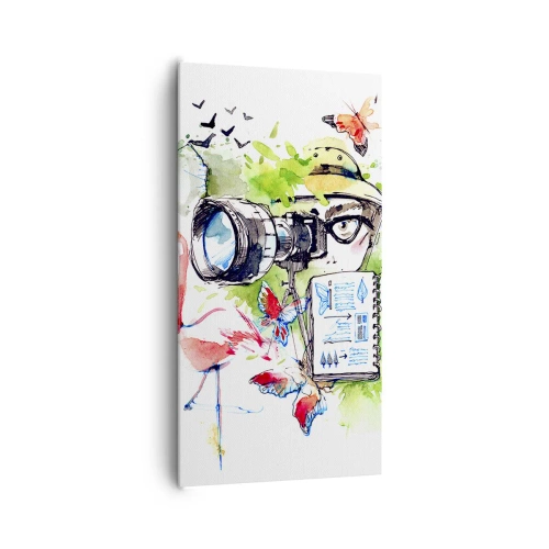 Tablou pe pânză - Prin obiectivul unui călător - 65x120 cm