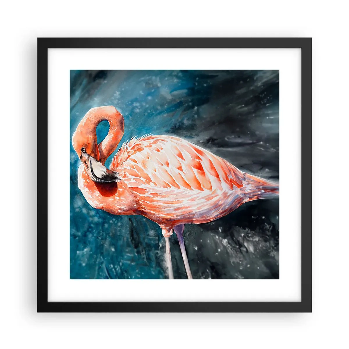 Poster în ramă neagră - Decorativ prin natură - 40x40 cm
