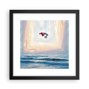 Poster în ramă neagră - Spre o altă dimensiune - 30x30 cm