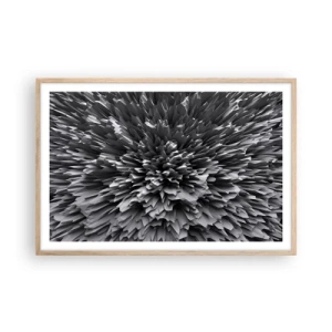 Poster în ramă de stejar deschis - Mai ascuțit nu se poate - 91x61 cm