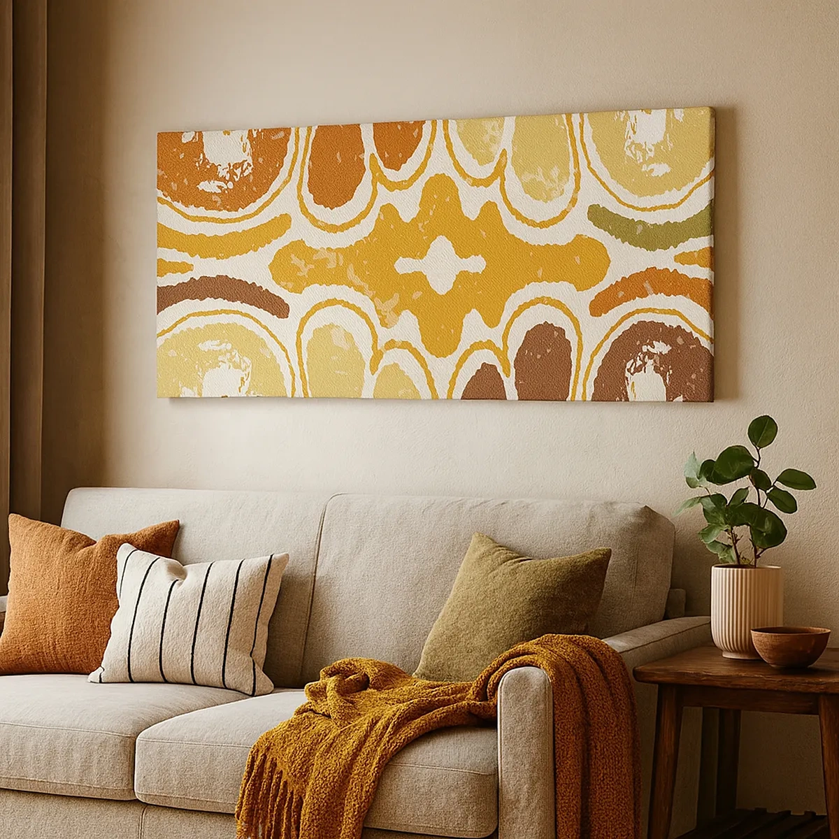 Tablou pe pânză - Abstracție sentimentală - 30x30 cm