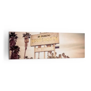 Tablou pe pânză - Timpul s-a oprit aici - 160x50 cm