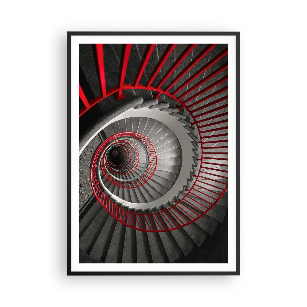 Poster în ramă neagră - Jocuri arhitecturale - 70x100 cm