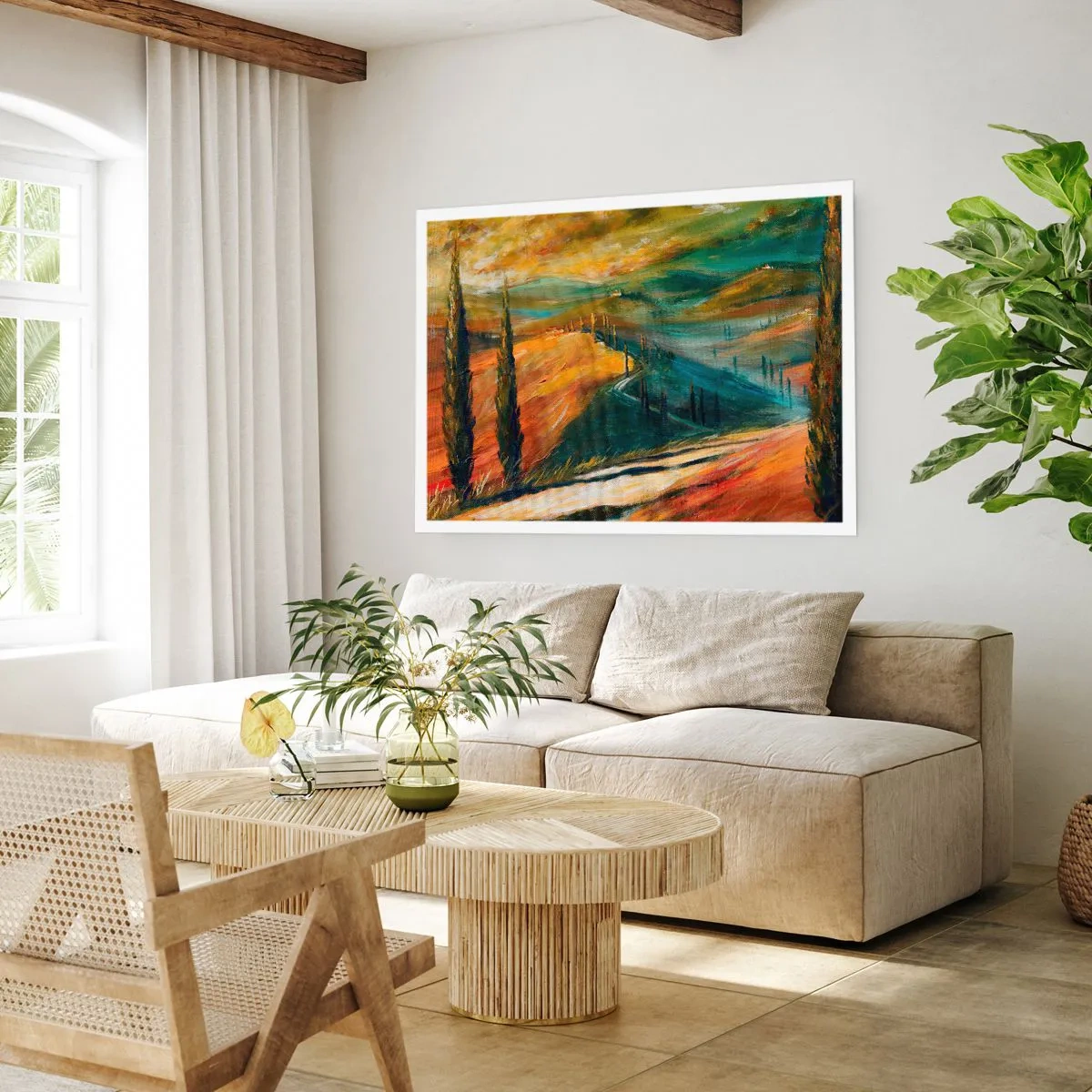 Poster - Peisaj toscan - 40x30 cm