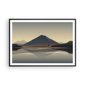 Poster în ramă neagră - În oglindă - 100x70 cm