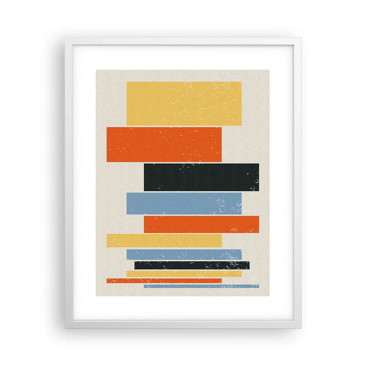 Poster în ramă albă - Înregistrare muzicală - 40x50 cm