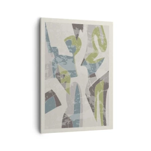 Tablou pe pânză - Compoziție din spatele geamului - 50x70 cm