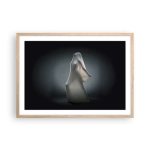 Poster în ramă de stejar deschis - Dorințe ascunse - 70x50 cm