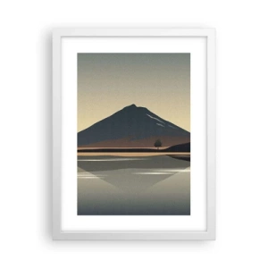 Poster în ramă albă - În oglindă - 30x40 cm