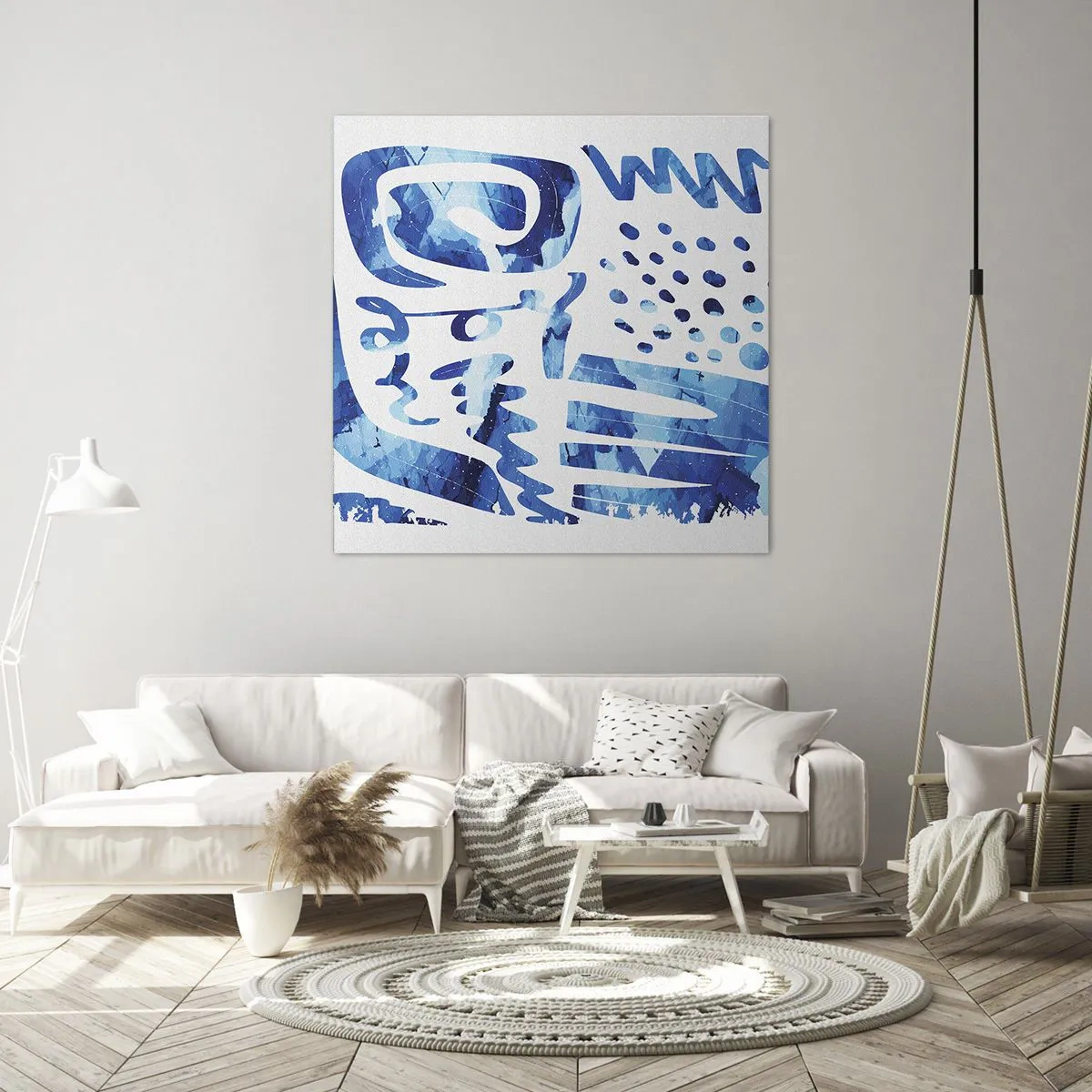 Tablou pe pânză - Înapoi la rădăcini - 50x50 cm