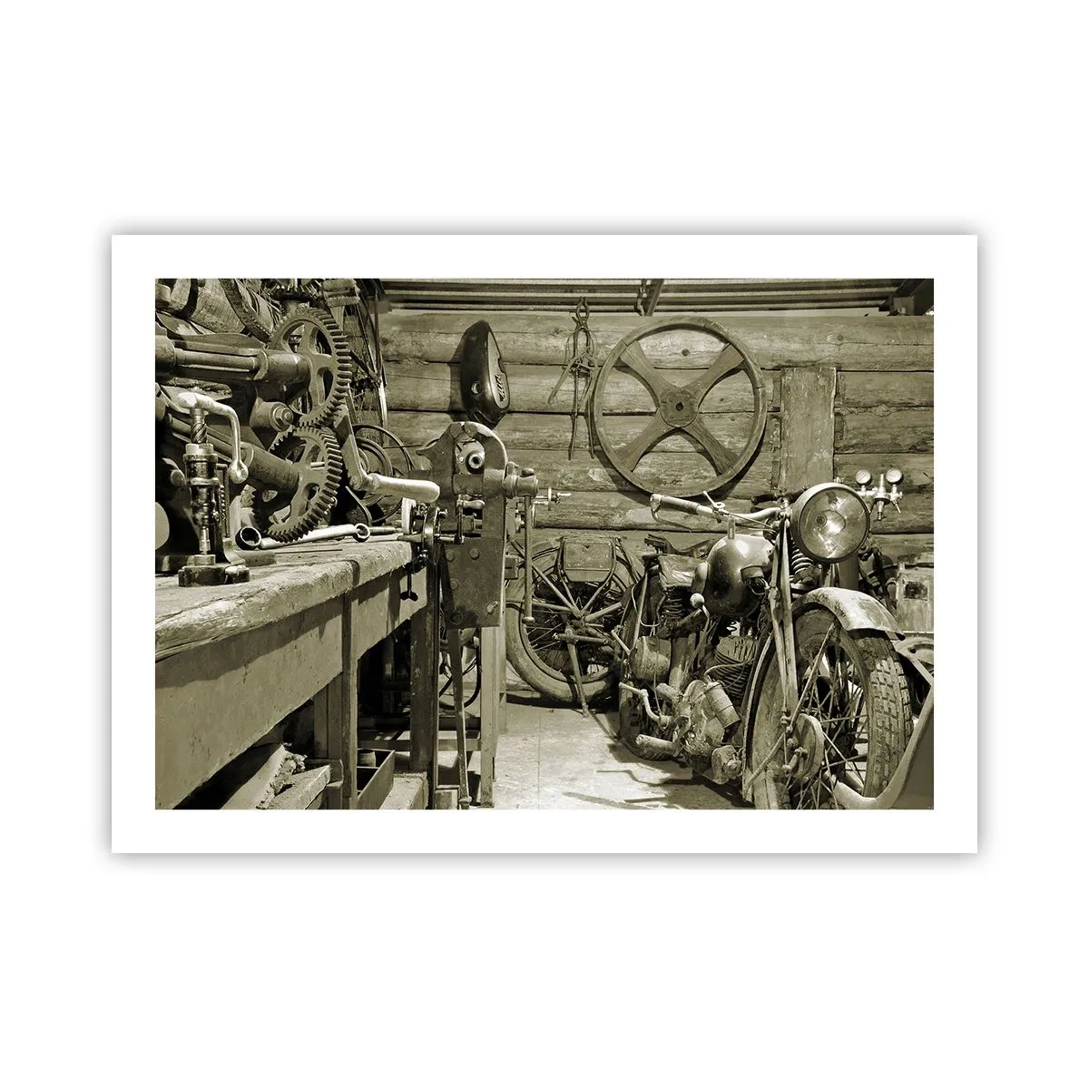 Poster - În șopronul unchiului Vlad - 70x50 cm