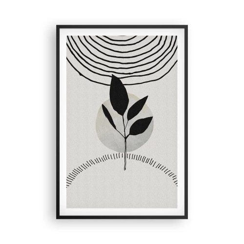 Poster în ramă neagră - Compoziție: ritualurile naturii - 61x91 cm