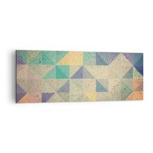 Tablou pe pânză - Republica triunghiurilor - 140x50 cm