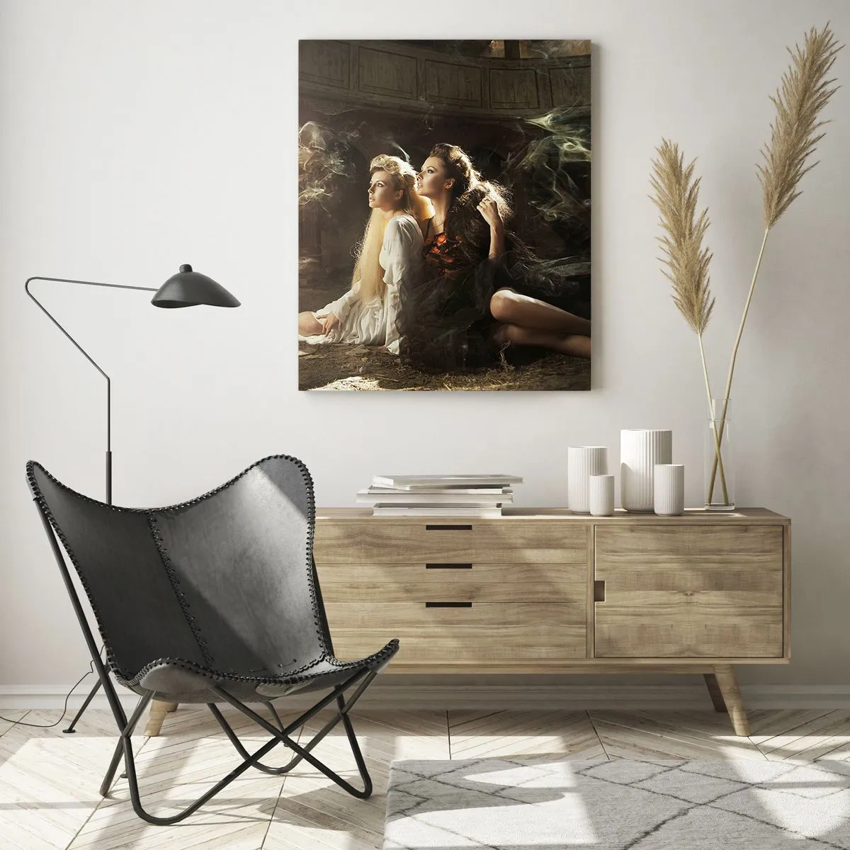 Tablou pe sticlă - Și poezia s-a născut - 50x70 cm