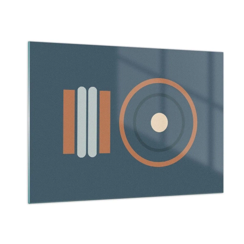 Tablou pe sticlă - Esența problemei - 100x70 cm