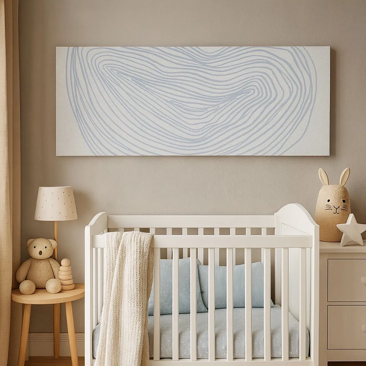 Tablou pe pânză - Zâmbet de picături - 100x40 cm