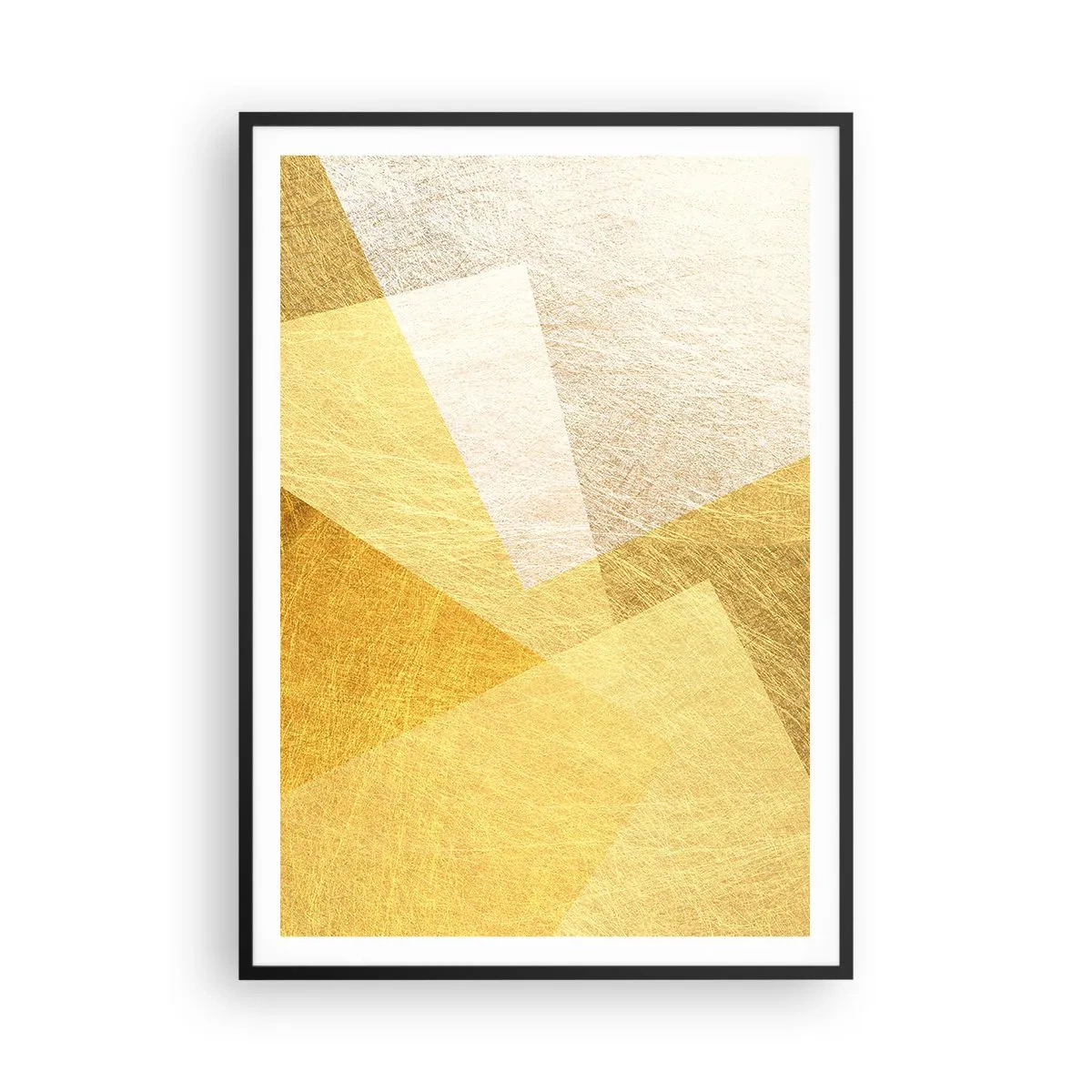 Poster în ramă neagră - Vremea de geometrie - 70x100 cm