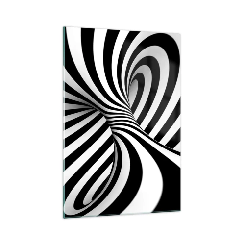 Tablou pe sticlă - Compoziție: spațiul dansator - 70x100 cm