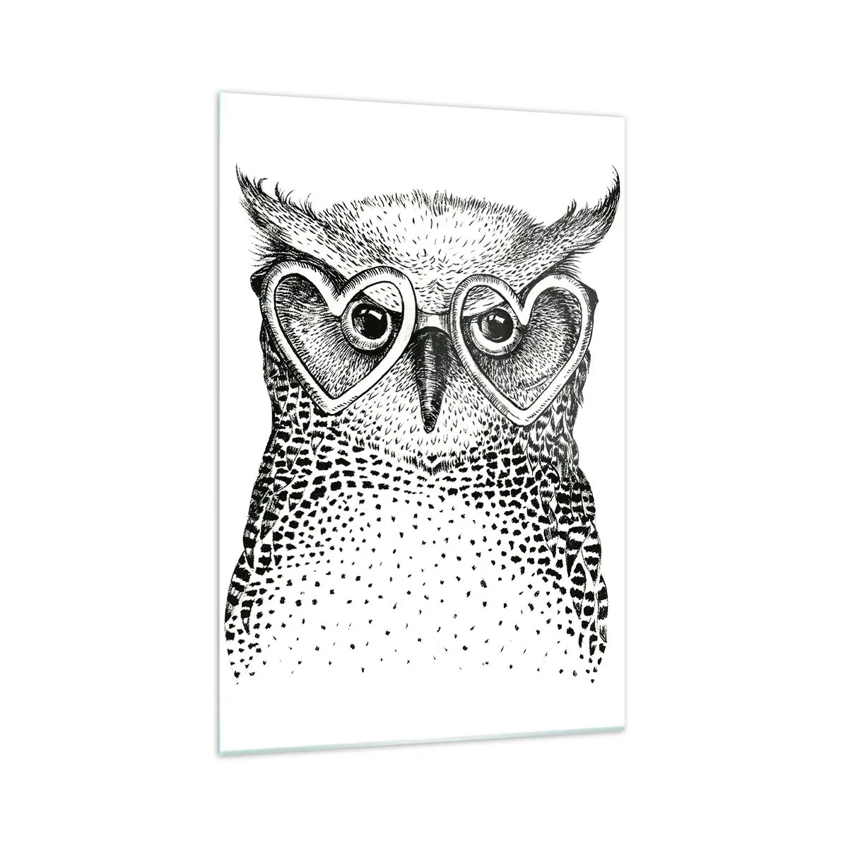 Tablou pe sticlă - Cu înțelepciune și dragoste - 70x100 cm