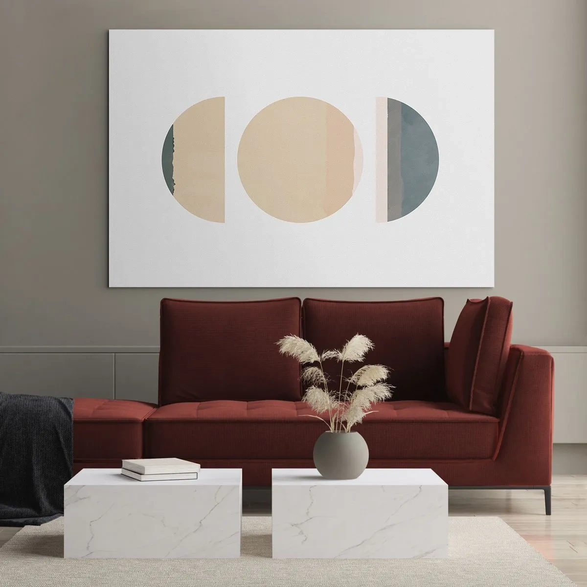 Tablou pe sticlă - Roată cu roată - 120x80 cm