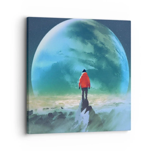 Tablou pe pânză - Descoperitorul unui nou ținut - 30x30 cm