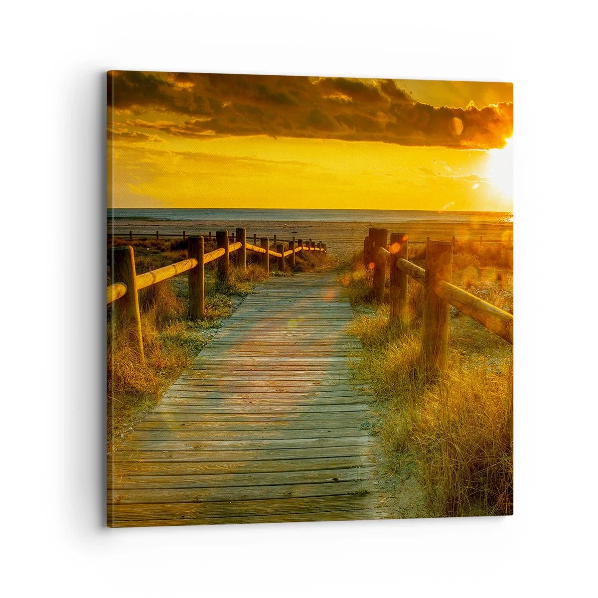 Tablou pe pânză - Scăldat în aur vechi - 70x70 cm