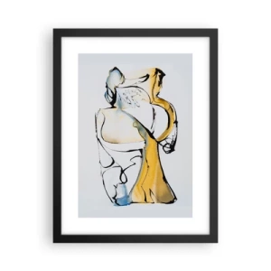 Poster în ramă neagră - Abstracție de sticlă - 30x40 cm