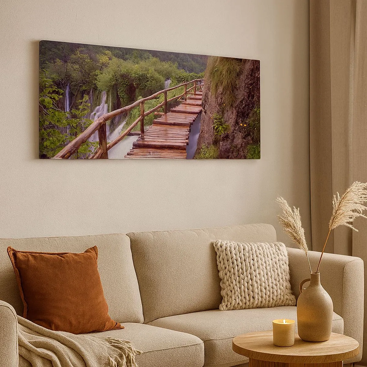 Tablou pe pânză - Frumusețe de necrezut - 100x40 cm