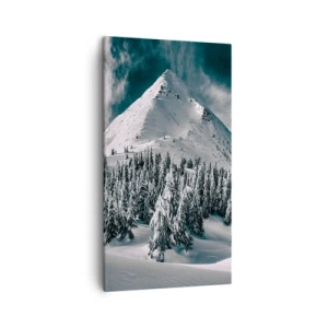 Tablou pe pânză - Țara zăpezii și a gheții - 45x80 cm