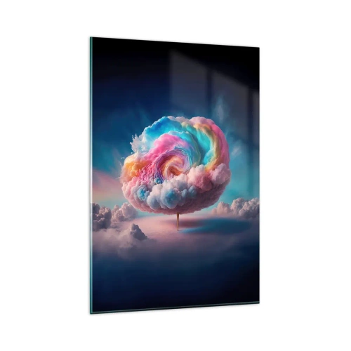 Tablou pe sticlă - Visul unui parc de distracții - 80x120 cm