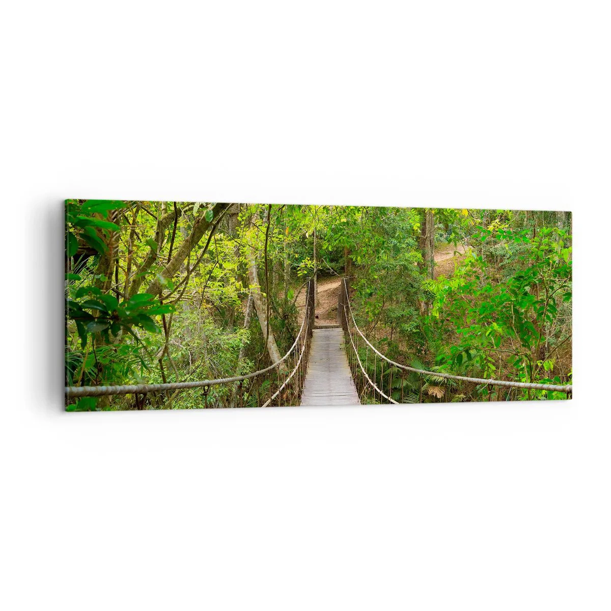 Tablou pe pânză - Pentru că în grădină crește o liană - 140x50 cm