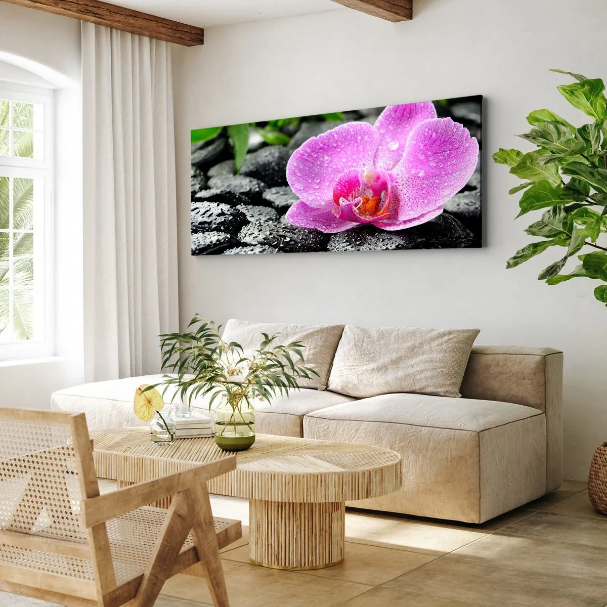 Tablou pe pânză - Ca o inimă deschisă - 100x40 cm
