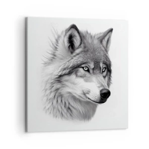 Tablou pe pânză - Alfa - fără îndoială - 50x50 cm