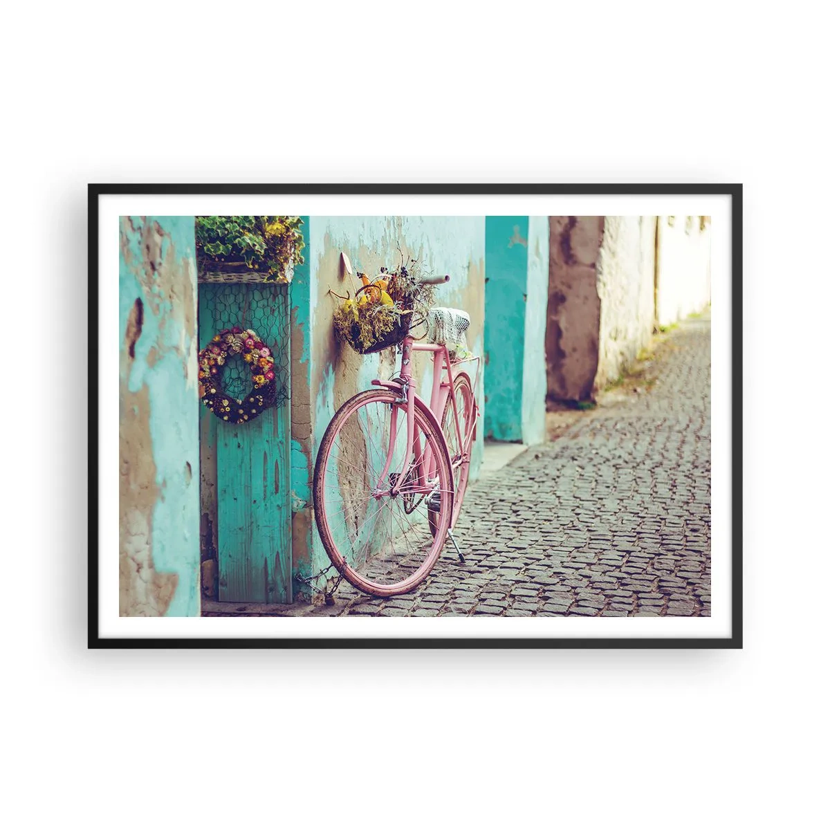 Poster în ramă neagră - Mă întorc imediat - 100x70 cm