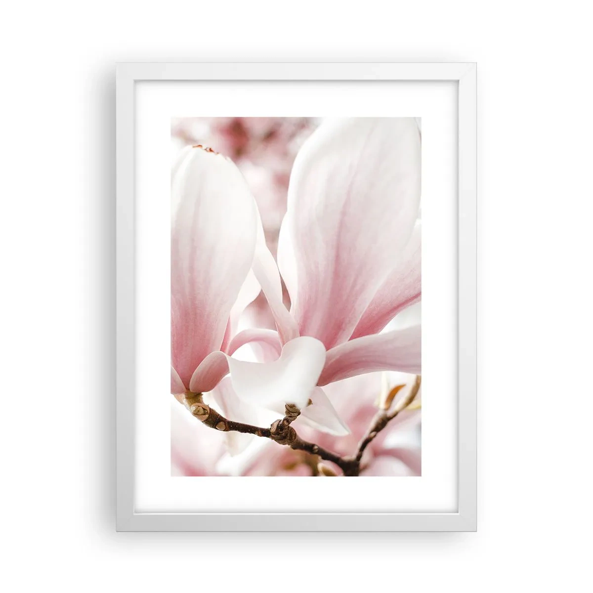 Poster în ramă albă - Imensitatea sensibilității - 30x40 cm