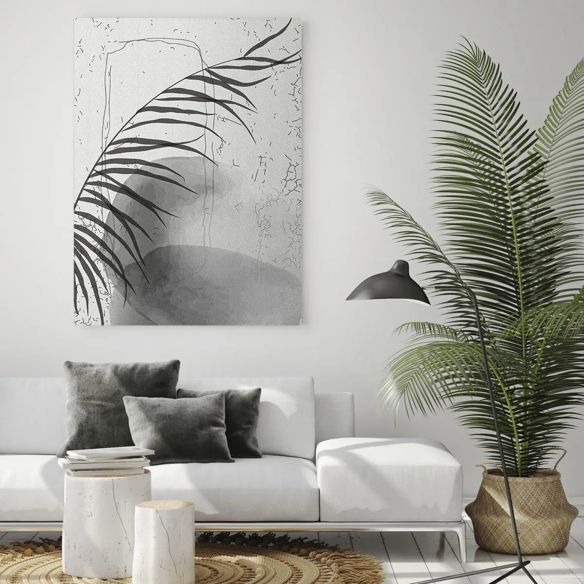 Tablou pe sticlă - Exotismul subtil al naturii - 50x70 cm