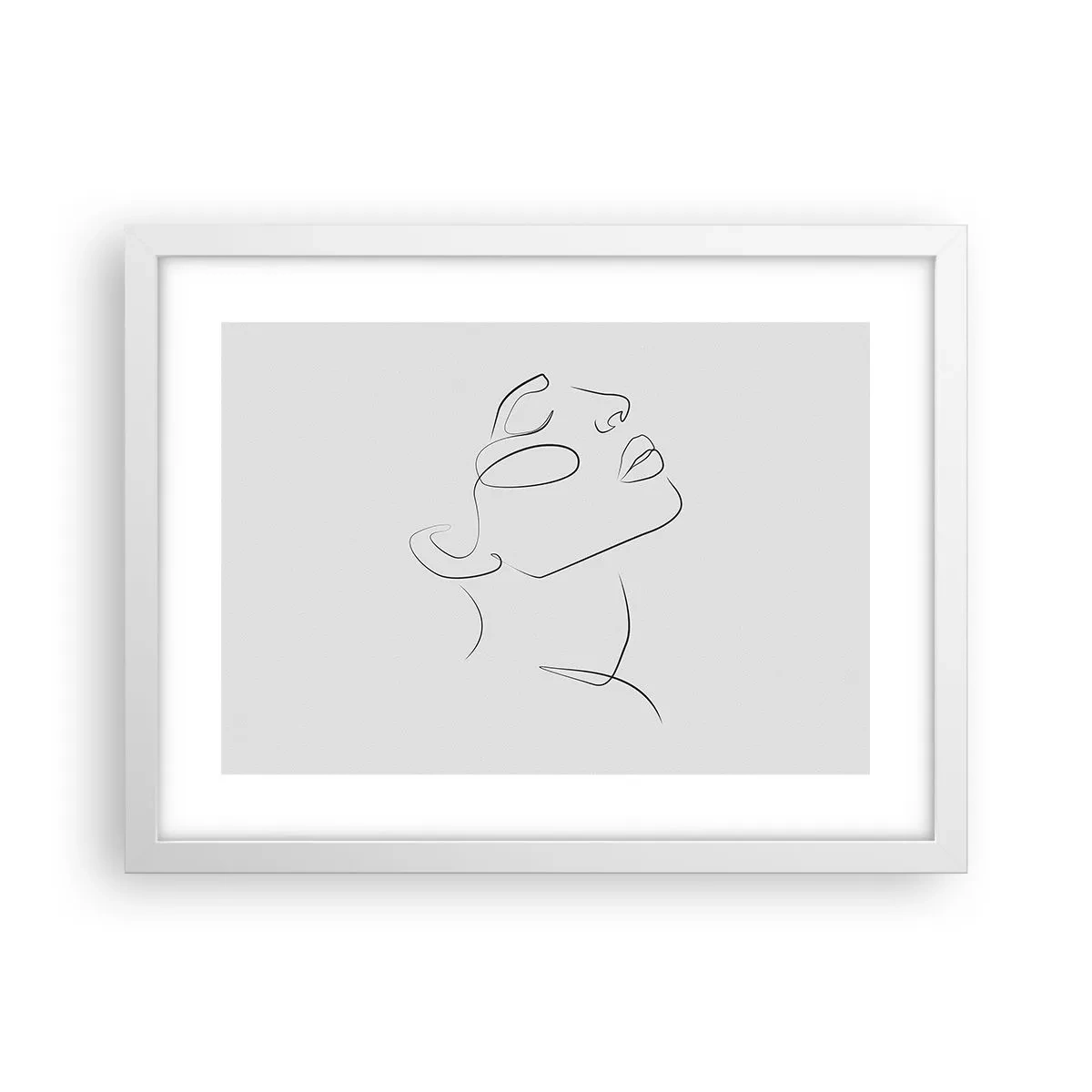 Poster în ramă albă - Meandrele unui vis - 40x30 cm