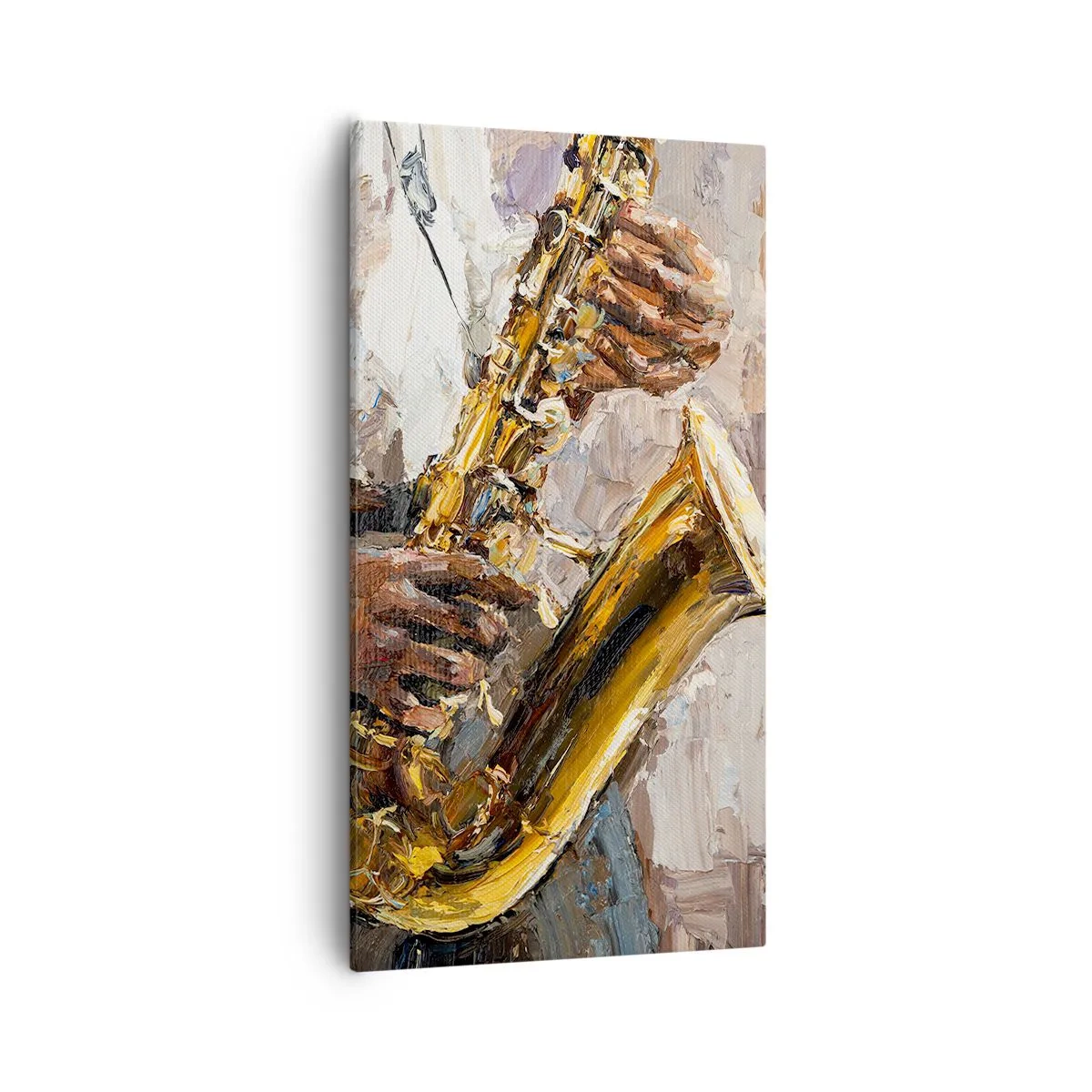 Tablou pe pânză - E timpul pentru a cânta solo - 55x100 cm