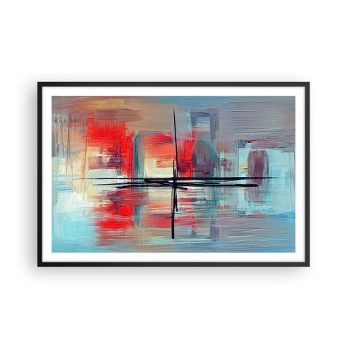 Poster în ramă neagră - Peisaj dintr-o dimensiune necunoscută - 91x61 cm