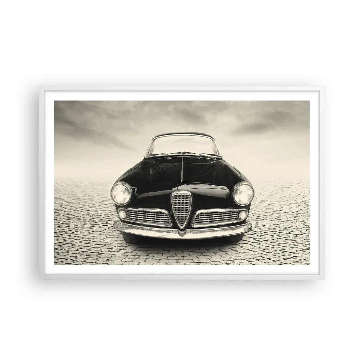 Poster în ramă albă - Și cum să nu mă iubești? - 91x61 cm