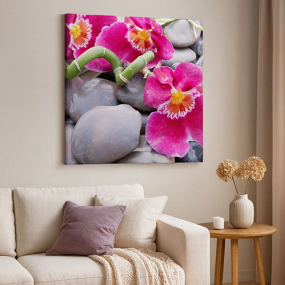 Tablou pe pânză - Frig și căldură - 30x30 cm