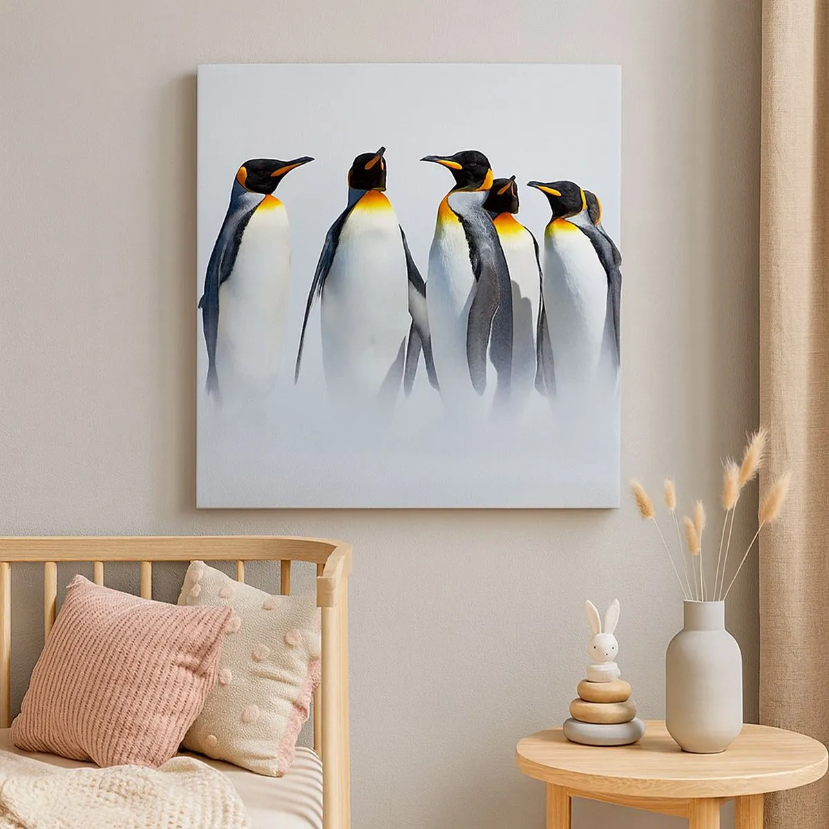 Tablou pe pânză - Întâlnire în rochie de seară - 30x30 cm