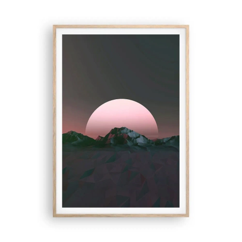 Poster în ramă de stejar deschis - Într-o galaxie învecinată - 70x100 cm