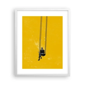 Poster în ramă albă - O zi ca oricare alta - 40x50 cm