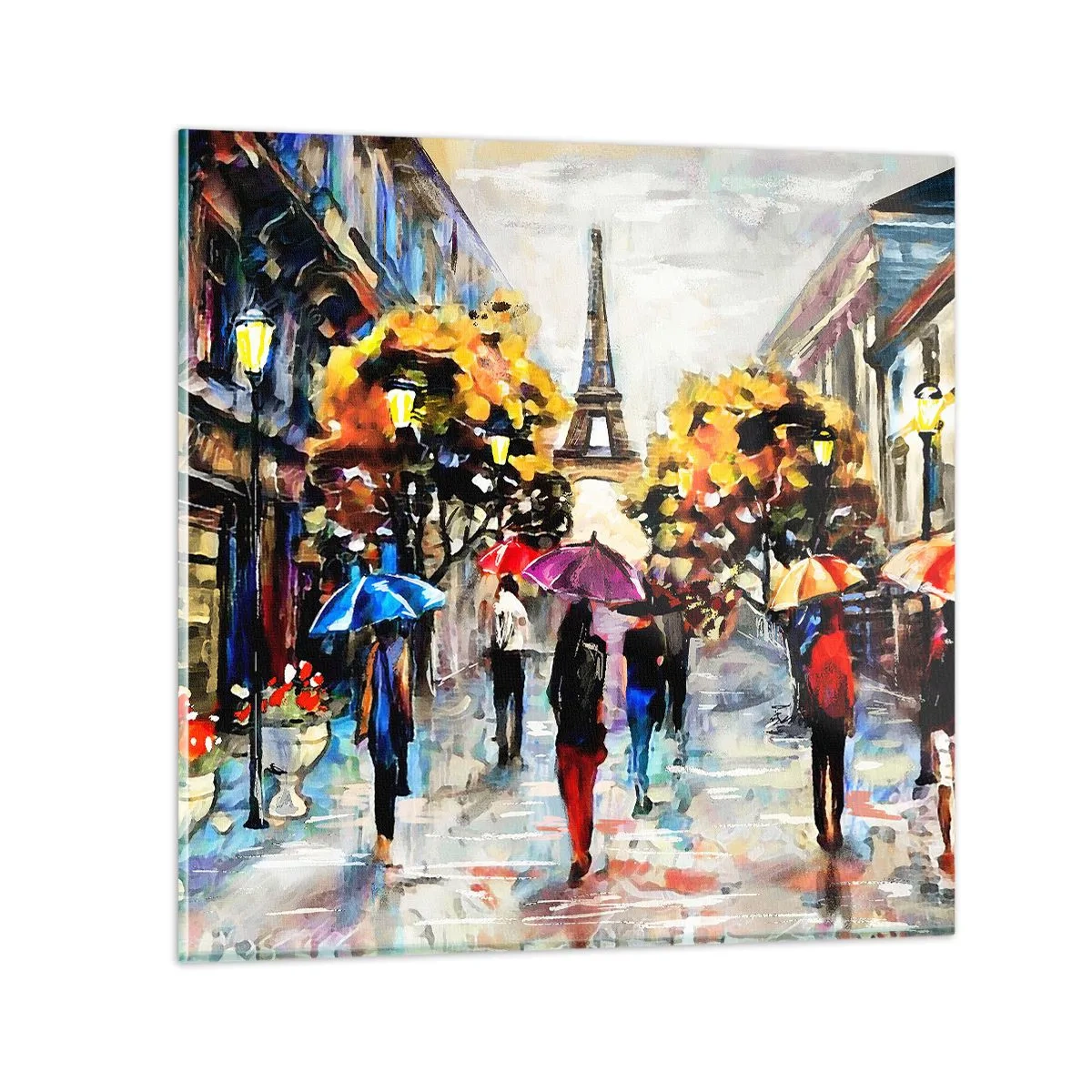 Tablou pe sticlă - Deosebit de frumos în toamnă - 40x40 cm