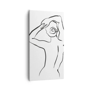 Tablou pe pânză - Nud de dimineață - 55x100 cm